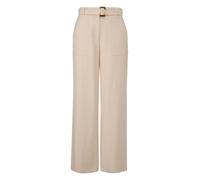 Wide-Leg-Hose mit Elastikeinsatz und Gürtel 44/REG beige 2177391.0406.44_REG