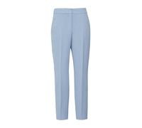 s.Oliver BLACK LABEL Regular Fit Cigarette Pants aus Viskose-Mix mit elastischem Bund in Hellblau, Größe 36