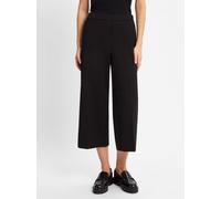 Culotte aus Interlock-Jersey mit Elastikeinsatz 34 schwarz