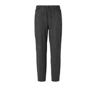 Jogpants in Veloursleder-Optik mit Elastikbund 46 grau 2171130.9828.46