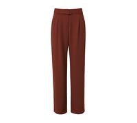 Twill-Hose mit Gürtel und High Rise 40/REG rot 2170571.3700.40_REG