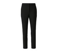 Stoffhose S.OLIVER BLACK LABEL, Damen, Gr. 38, N-Gr, schwarz, Web, Obermaterial: 62% Polyester, 33% Viskose, 5% Elasthan. Futter: 100% Polyester, unifarben, schmal lang, Hosen Stoffhose (82308061-38) 