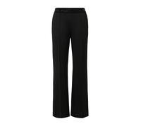 s.Oliver Schwarz LABEL Damen 2165453 Scuba Hose, Wide Leg, 9999, 38W