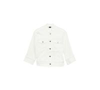 Denim-Jacke mit Dreiviertelarm und offenen Kanten 36 creme 2183258.0200.36