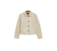 s.Oliver BLACK LABEL - Jacke in Velours-Optik beige - Gr. - 34