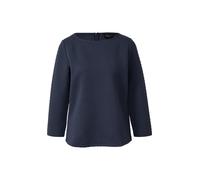 Jacquard-Sweatshirt im Relaxed Fit mit U-Boot-Ausschnitt 38 blau 2170799.5924.38