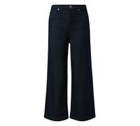s.Oliver BLACK LABEL Cropped-Jeans Suri, Regular Fit, High Rise, Wide Leg, Blau Größe 44