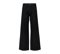 s.Oliver Jeans Suri hoher Bund weites Bein Naht-Detail Grau Größe 42