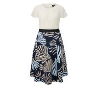 s.Oliver BLACK LABEL - Kleid blau/beige - Gr. - 40