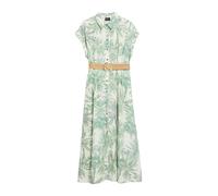 s.Oliver BLACK LABEL - Kleid creme/mehrfarbig/grün - Gr. - 48