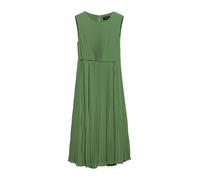 Plissiertes Midi-Kleid mit Bindegürtel und Viskosefutter 38 grün 2180599.7261.38