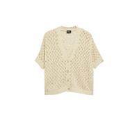 s.Oliver BLACK LABEL - Kurzarm-Strickjacke beige - Gr. - S