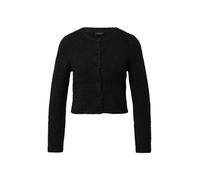 Kurzer Strick-Cardigan mit Wolle 46 schwarz 2173003.9999.46