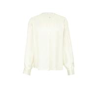 s.Oliver BLACK LABEL - Langarmbluse aus Satin weiß - Gr. - 38