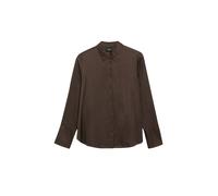 Leicht glänzende Bluse mit Falten-Detail 34 braun 2181296.8944.34