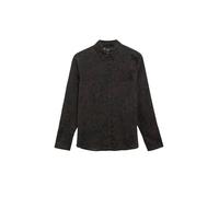 Langarmbluse S.OLIVER BLACK LABEL, Damen, Gr. 44, braun aop, Web, Obermaterial: 100% Viskose, bedruckt, normal hüftbedeckend, Rundhals, 1-Knopf-Manschette, Blusen, aus Viskose (34991105-44) braun aop