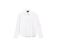 Bluse mit Hemdkragen und Zierknopf-Details 34 weiß 2181247.0100.34