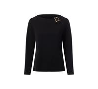 s.Oliver BLACK LABEL Langarmshirt Damen schwarz, 46