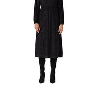 Midi-Samtkleid mit U-Boot-Ausschnitt 38 schwarz 2172658.9999.38