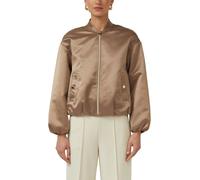 s.Oliver Outdoor-Jacke Gefüttert aus Satin mit Gummizug und Pattentaschen Braun Gr. 42