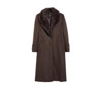 Mantel aus Wollmix mit abnehmbarem Fake-Fur-Kragen 46 braun 2180090.8944.46