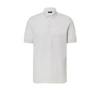 s.Oliver BLACK LABEL Poloshirt aus meliertem Baumwollpiqué wollweiß XXL