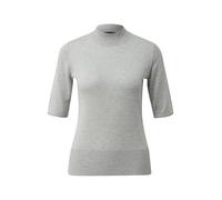 Kurzarm-Feinstrickpullover aus Viskose mit Glitzergarn 44 grau 2173047.9400.44