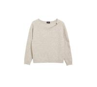 Strickpullover mit Schmuck-Detail und Raglanärmeln 38 beige 2184976.93W2.38
