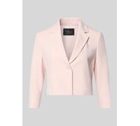 s.Oliver BLACK LABEL Regular Fit Kurzblazer mit Reverskragen in Rose, Größe 48