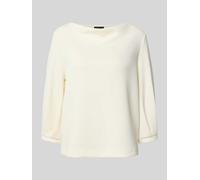 Weiches Sweatshirt aus Scuba mit Wasserfall-Ausschnitt 36 creme 2168554.0200.36