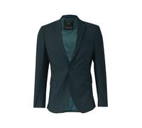 s.Oliver BLACK LABEL - Sakko aus meliertem Stretch-Twill blau - Gr. - 46