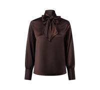 s.Oliver BLACK LABEL Satin-Bluse Damen schoko, 42
