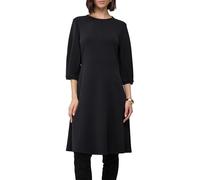 Ausgestelltes Scuba-Kleid mit 3/4-Ärmeln 40 schwarz 2167131.9999.40