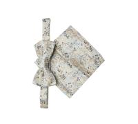 s.Oliver BLACK LABEL - Set aus Fliege und Einstecktuch aus Seidenmix beige - Gr. - 1