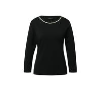 s.Oliver BLACK LABEL - Shirt mit 3/4-Ärmeln schwarz - Gr. - 34