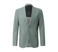 s.Oliver BLACK LABEL - Slim-Fit: Sakko aus meliertem Stretch-Gewebe grün - Gr. - 50