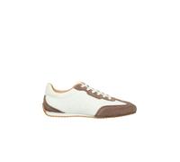 Sportive Leder-Sneaker 38 weiß|braun 2177559.01D8.38