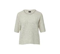 Softer Kurzarm-Pullover aus Wollmix mit Schmuck-Detail 42 beige 2170659.9305.42