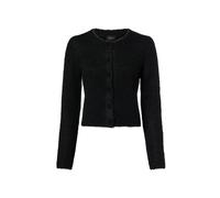 Kurzer Strick-Cardigan mit Wolle 46 schwarz 2173003.9999.46