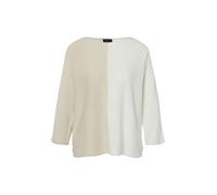 s.Oliver BLACK LABEL Regular Fit Strick-Shirt aus Baumwoll-Mix in Camel, Größe 46