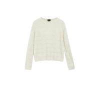 s.Oliver BLACK LABEL - Strickpullover mit Rundhals beige - Gr. - 38
