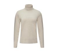 Feiner Rollkragenpullover aus Viskosemix 46 Beige