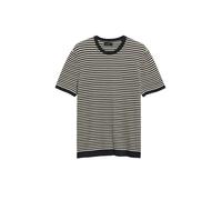 Gestreiftes Strick-T-Shirt aus Baumwolle S blau|creme 2180759.59G0.S