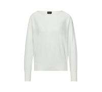 Strickpullover mit Strukturmuster am Saum 42 creme 2171414.0200.42