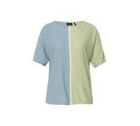 Feinstrickpullover im Relaxed Fit mit Colour-Blocking 46 grün|mehrfarbig 2177300.70X0.46