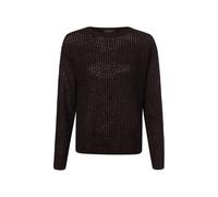 Leicht transparenter Pullover mit Pailletten im Relaxed Fit 42 braun 2181013.89X0.42