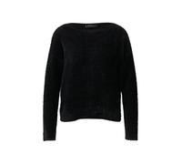 Flauschiger Pullover mit U-Boot-Ausschnitt 46 schwarz 2168672.9999.46