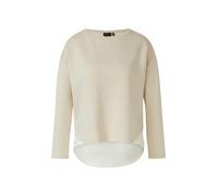 Scuba-Sweatshirt in Layering-Optik 40 blau|weiß 2179591.9303.40