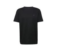s.Oliver BLACK LABEL - T-Shirt aus merzerisierter Baumwolle mit Logo-Detail schwarz - Gr. - XXL