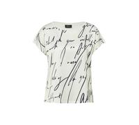Blusenshirt mit Schriftprint und Strasssteinchen 34 creme 2179809.02D7.34